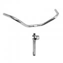 GUIDON CYCLO ADAPTABLE SOLEX AVEC POTENCE CHROME (CINTRE + POTENCE)