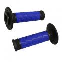 REVETEMENT POIGNEE PROGRIP OFF ROAD 783 DOUBLE DENSITE BASE NOIR-BLEU 115mm (PAIRE) (CROSS-MX)