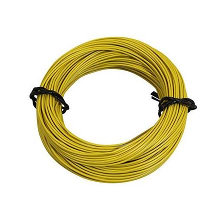 157671 FIL ELECTRIQUE 7-10 (0,50mm) JAUNE (50M) -SELECTION P2R- xxx Info 