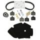 158258 KIT ENTRETIEN MAXISCOOTER ORIGINE PIAGGIO 125 X9 1998>2005 (AVEC GUIDES VARIATEUR) (AVEC 3 JEU DE PLAQUETTES BREMBO 64707