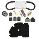 KIT ENTRETIEN MAXISCOOTER ORIGINE PIAGGIO 125 MP3 2006- (AVEC GUIDES VARIATEUR) -1R000384-