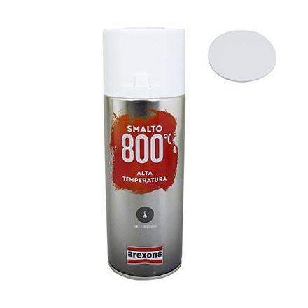 158021 BOMBE DE PEINTURE AREXONS PRO HAUTE TEMPERATURE 800°C BLANC spray 400 ml (3330) xxx Info TOP PERFORMANCES 
