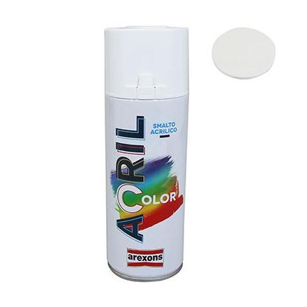 158029 BOMBE DE PEINTURE AREXONS ACRYLIQUE BLANC PUR RAL 9010 (spray 400 ml) (3931) xxx Info TOP PERFORMANCES 