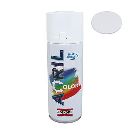 158033 BOMBE DE PEINTURE AREXONS ACRYLIQUE BLANC MAT (spray 400 ml) (3960) xxx Info TOP PERFORMANCES 