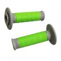 REVETEMENT POIGNEE PROGRIP OFF ROAD 783 DOUBLE DENSITE BASE GRIS-VERT 115mm (PAIRE) (CROSS-MX)