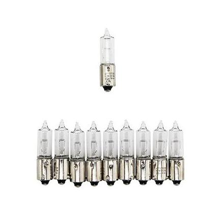 151902 AMPOULE-LAMPE 12V 21W NORME H21 CULOT BAY9S TEMOIN ERGOTS DECALES BLANC (CLIGNOTANT) (BOITE DE 10) -FLOSSER- xxx Info FL