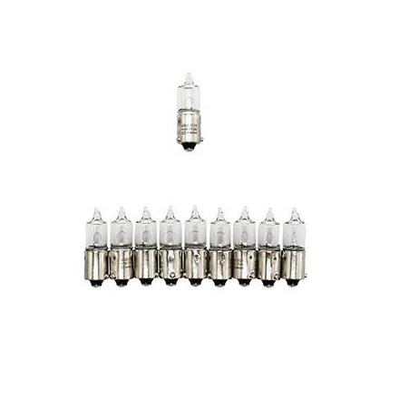 151903 AMPOULE-LAMPE 12V 6W NORME H6W CULOT BAX9S TEMOIN ERGOTS DECALES BLANC (CLIGNOTANT) (BOITE DE 10) -FLOSSER- xxx Info FL