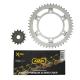 150815 KIT CHAINE ADAPTABLE HONDA 600 XL V 1989>2000 525 15x47 (DEMULTIPLICATION ORIGINE) -AFAM- xxx Info AFAM 