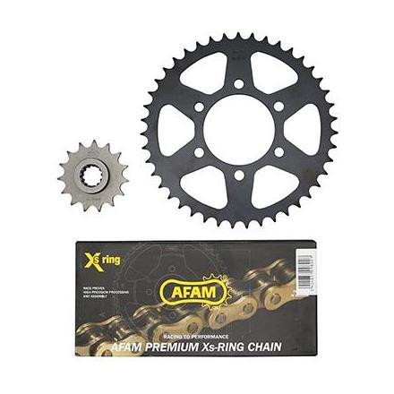 150796 KIT CHAINE ADAPTABLE KAWASAKI 750 Z-ZR 2004>2014 520 15x43 (DIAM COURONNE 80-104-10.5) (DEMULTIPLICATION ORIGINE) -A