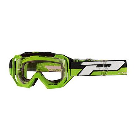 147695 LUNETTES-MASQUE CROSS PROGRIP 3200 LS VENOM VERT ECRAN TRANSPARENT LIGHT SENSITIVE ANTI-RAYURES-ANTI U.V.-ANTI-BUEE (HOMO