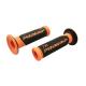 147774 REVETEMENT POIGNEE PROGRIP ON ROAD 732 DOUBLE DENSITE OPEN END NOIR-ORANGE FLUO 125mm (PAIRE) (ROUTE) xxx Info PROGRIP 