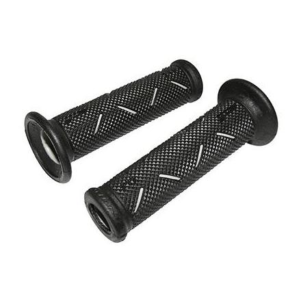 147777 REVETEMENT POIGNEE PROGRIP ON ROAD 717 DOUBLE DENSITE OPEN END NOIR-GRIS 122mm (PAIRE) (ROUTE) xxx Info PROGRIP 