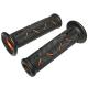 147778 REVETEMENT POIGNEE PROGRIP ON ROAD 717 DOUBLE DENSITE OPEN END NOIR-ORANGE 122mm (PAIRE) (ROUTE) xxx Info PROGRIP 