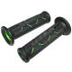 147779 REVETEMENT POIGNEE PROGRIP ON ROAD 717 DOUBLE DENSITE OPEN END NOIR-VERT 122mm (PAIRE) (ROUTE) xxx Info PROGRIP 