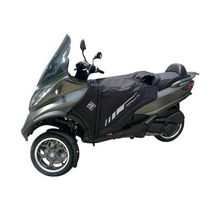 148309 TABLIER COUVRE JAMBE TUCANO POUR PIAGGIO 125 MP3 2006>, 250 MP3 2008>, 300 MP3 2012>, 400 MP3 2008>, 500 MP3 2010> CONVIE