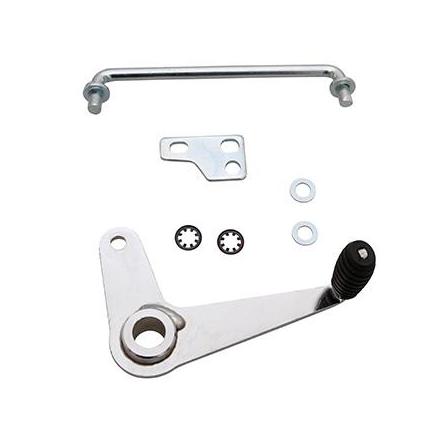 149955 PEDALE LANCEUR-CIRETTE CYCLO POUR PEUGEOT 103 MVL-SP-MBK 51 ACIER CHROME -SELECTION P2R- xxx Info 