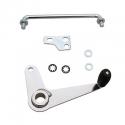 PEDALE LANCEUR-CIRETTE CYCLO POUR PEUGEOT 103 MVL-SP-MBK 51 ACIER CHROME -SELECTION P2R-