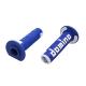 150177 REVETEMENT POIGNEE DOMINO OFF ROAD A360 BLEU-BLANC (120 mm) (PAIRE) -DOMINO ORIGINE- xxx Info DOMINO 