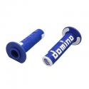 REVETEMENT POIGNEE DOMINO OFF ROAD A360 BLEU-BLANC (120 mm) (PAIRE) -DOMINO ORIGINE-