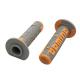 150178 REVETEMENT POIGNEE DOMINO OFF ROAD A360 GRIS-ORANGE (120 mm) (PAIRE) -DOMINO ORIGINE- xxx Info DOMINO 