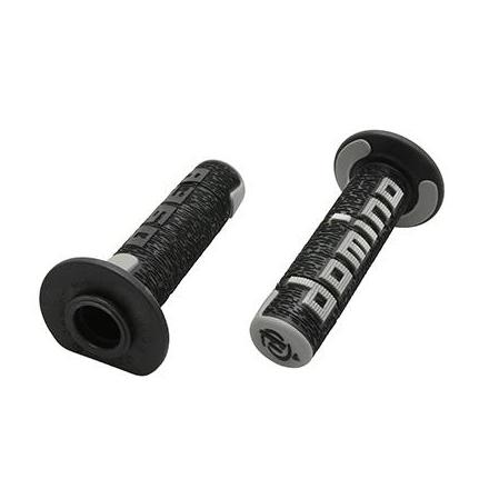 150179 REVETEMENT POIGNEE DOMINO OFF ROAD A360 NOIR-GRIS (120 mm) (PAIRE) -DOMINO ORIGINE- xxx Info DOMINO 