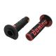 150182 REVETEMENT POIGNEE DOMINO OFF ROAD A360 NOIR-ROUGE (120 mm) (PAIRE) -DOMINO ORIGINE- xxx Info DOMINO 