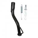 BEQUILLE 50 A BOITE LATERALE ADAPTABLE PEUGEOT 50 XR7 NOIR -SELECTION P2R-