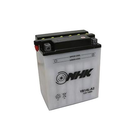 150247 BATTERIE 12V 14Ah YB14L-A2 NHK AVEC ENTRETIEN (QUALITE PREMIUM) NHK BATTERIES