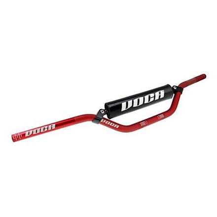 149058 GUIDON 50 A BOITE VOCA CROSS ALU T6 DIAM 22,2mm L805mm H94mm ROUGE AVEC MOUSSE NOIR xxx Info ATHENA 