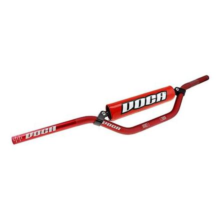 149059 GUIDON 50 A BOITE VOCA CROSS ALU T6 DIAM 22,2mm L805mm H94mm ROUGE AVEC MOUSSE ROUGE xxx Info ATHENA 