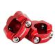 148908 PONTET DE GUIDON VOCA HB28 CNC ADAPTATEUR DIAM 28,6mm ROUGE (ENTRAXE FIXATION 34,8mm) (PAIRE) xxx Info LEOVINCE 