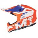 CASQUE CROSS ADULTE MT FALCON WESTON ORANGE BRILLANT L (BOUCLE DOUBLE D)