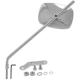 141778 RETROVISEUR MAXISCOOTER ADAPTABLE PIAGGIO 125 VESPA SPECIAL VINTAGE REVERSIBLE RECTANGLE CHROME (HOMOLOGUE CE) -SELECTIO