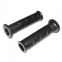 REVETEMENT POIGNEE DOMINO ON ROAD 0280 STYLE HONDA NOIR 120mm OPEN END (PAIRE) -DOMINO ORIGINE-