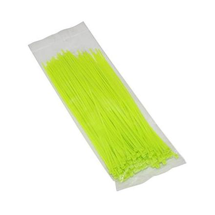 144129 COLLIER DE SERRAGE NYLON TYPE RILSAN 2,5x200mm VERT FLUO (VENDU PAR 100) xxx Info P2R (Motorisé) 