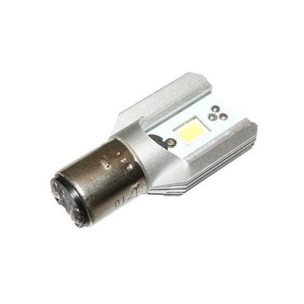 143890 AMPOULE-LAMPE 12V A LEDS SMD 24000 LUMENS 6000K CULOT BA20D ECLAIRAGE BLANC (CODE-PHARE) (VENDU A L'UNITE) ** -REPLAY- x