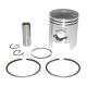 18373 PISTON SCOOT ADAPTABLE SUZUKI 50 KATANA LIQUIDE-APRILIA 50 SR 2000> LIQUIDE (DIAM 41mm - AXE DE 12 - 2 SEGMENTS 1,5mm) -P