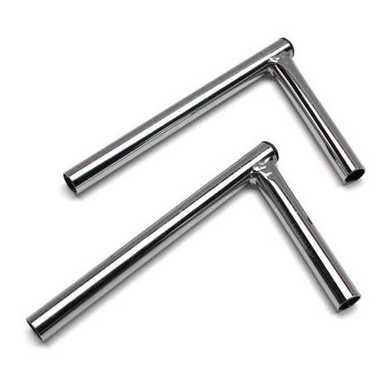 9113 GUIDON CYCLO EQUERRE POUR 103 MVL ACIER CHROME DIAM 22mm (PAIRE) -SELECTION P2R- xxx Info 