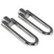 9102 REPOSE PIED CYCLO PILOTE U LISSE ACIER CHROME POUR PEUGEOT 103-MBK 51 (PAIRE) -SELECTION P2R- xxx Info 