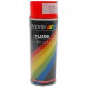 BOMBE DE PEINTURE MOTIP PRO FLUO ROUGE-ORANGE AEROSOL 400ml (04020)