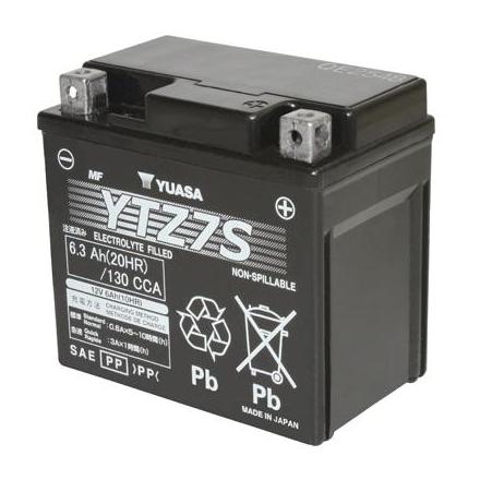 12667 BATTERIE 12V 6 Ah YTZ7S YUASA PRETE A L'EMPLOI GEL (Lg113xL70xH105) YUASA BATTERIES