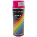 BOMBE DE PEINTURE MOTIP PRO FLUO ROSE AEROSOL 400ml (04021)