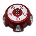 BOUCHON D'ESSENCE 50 A BOITE REPLAY POUR MBK 50 X-LIMIT 1996-2002 -YAMAHA 50 DTR 1996-2002 ALU ROUGE