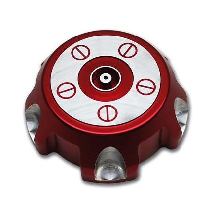 13416 BOUCHON D'ESSENCE 50 A BOITE REPLAY POUR PEUGEOT 50 XPS ALU ROUGE REPLAY Réservoir