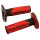 12123 REVETEMENT POIGNEE PROGRIP OFF ROAD 801 DOUBLE DENSITE BASE NOIR-ROUGE 115mm (PAIRE) (CROSS-MX) xxx Info PROGRIP 