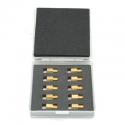 BOITE DE GICLEUR PRINCIPAL MIKUNI P2R N° 130-135-140-145-150-155-160-165-170-175 (BOITE DE 10)