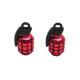 11521 BOUCHON DE VALVE REPLAY GRENADE ROUGE (PAIRE) xxx Info REPLAY 