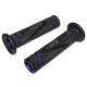 148513 REVETEMENT POIGNEE PROGRIP ON ROAD 838 DOUBLE DENSITE OPEN END NOIR-BLEU 122mm (PAIRE) (ROUTE) xxx Info PROGRIP 