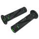 148511 REVETEMENT POIGNEE PROGRIP ON ROAD 838 DOUBLE DENSITE OPEN END NOIR-VERT 122mm (PAIRE) (ROUTE) xxx Info PROGRIP 