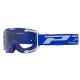 148518 LUNETTES-MASQUE CROSS PROGRIP 3400 MENACE BLEU ANTI-BUEE (HOMOLOGUE CE-EN-N° AC-96025 REV.2) xxx Info PROGRIP 